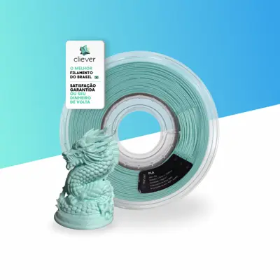 PLA Azul Céu Premium | 1,75mm | 1 Kg | Cliever