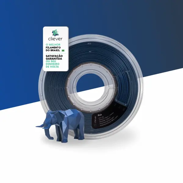 PLA Azul Metalizado Premium | 1,75mm | 1 Kg | Cliever