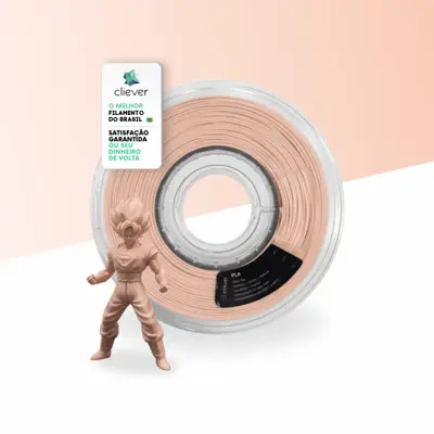 PLA BEGE MARFIM PREMIUM | 1,75mm | 1 Kg | CLIEVER
