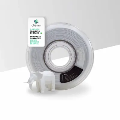 PLA Branco Premium | 1,75mm | 1 Kg | Cliever