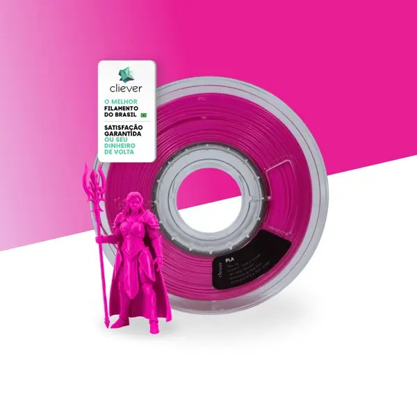 PLA Rosa Fluorescente Premium | 1,75mm | 1 Kg | Cliever