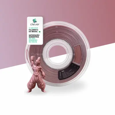 PLA Rose Metalizado Premium | 1,75mm | 1 Kg | Cliever