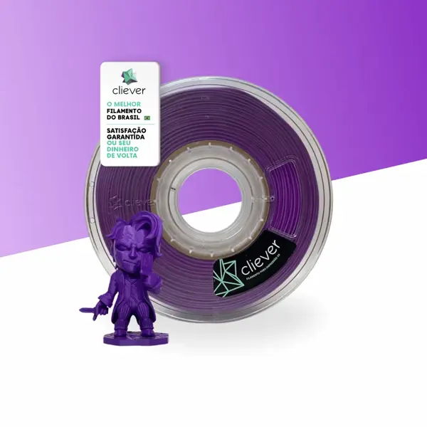PLA Roxo Premium | 1,75mm | 1 Kg | Cliever