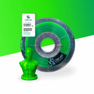 PLA Verde Fluorescente Premium | 1,75mm | 1 Kg | Cliever