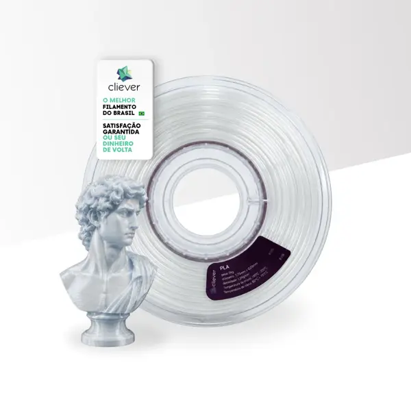 SILK BRANCO PEROLADO | 1,75mm | 1 Kg | Cliever