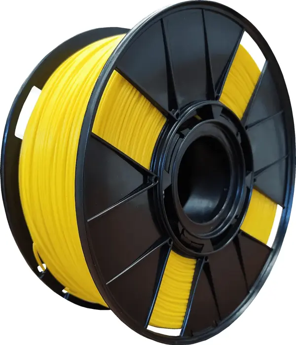 Filamento ABS Premium 1.75mm 1kg Brasfila - Impressora 3D COR:AMARELO