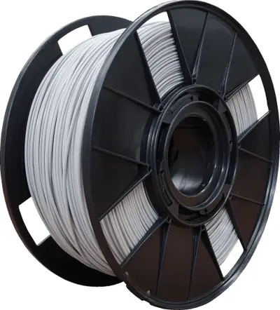 Filamento ABS Premium 1.75mm 1kg Brasfila - Impressora 3D COR:CINZA