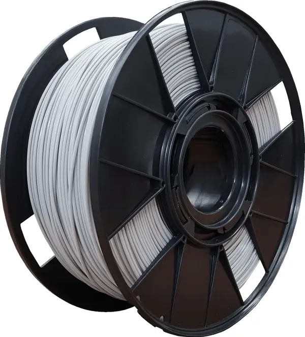 Filamento ABS Premium 1.75mm 1kg Brasfila - Impressora 3D COR:CINZA
