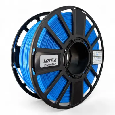 Filamento Pla Premium 1.75 Impressora 3d 1 Kg Brasfila Cor:Azul Bebe