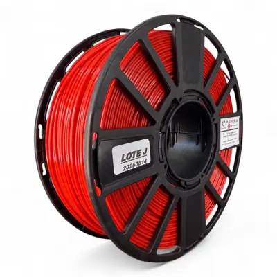 Filamento Pla Premium 1.75 Impressora 3d 1 Kg Brasfila Cor:Vermelho