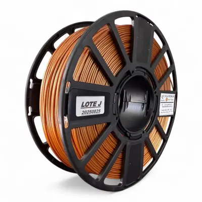 Filamento Pla Premium 1.75 Impressora 3d 1 Kg Brasfila Cor:Cobre