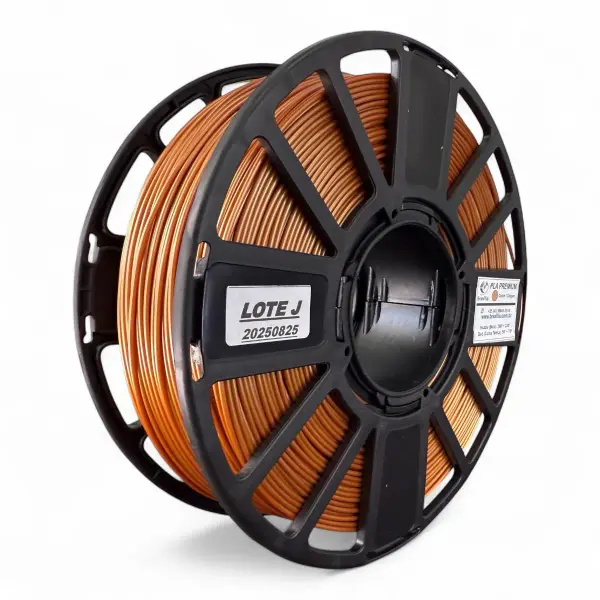 Filamento Pla Premium 1.75 Impressora 3d 1 Kg Brasfila Cor:Cobre