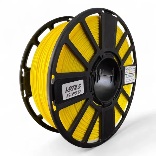 Filamento Pla Premium 1.75 Impressora 3d 1 Kg Brasfila Cor:Amarelo