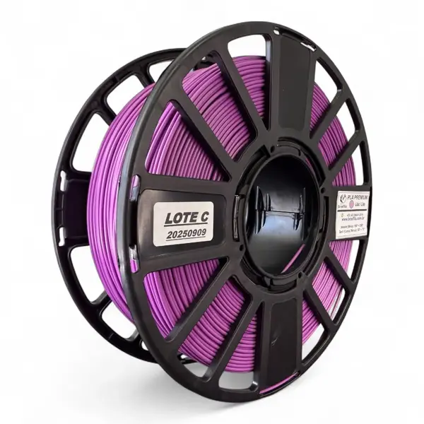 Filamento Pla Premium 1.75 Impressora 3d 1 Kg Brasfila Cor:Lilas
