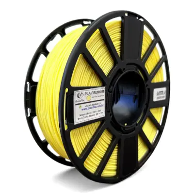 Filamento Pla Premium 1.75 Impressora 3d 1 Kg Brasfila Cor:Amarelo Pastel