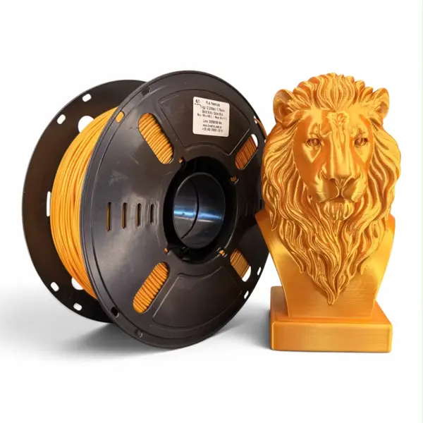 Filamento Pla Premium 1.75 Impressora 3d 1 Kg Brasfila Cor: Ouro Silk