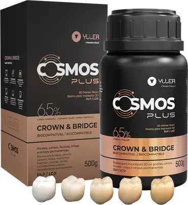 Resina para Impressão 3D - Cosmos Plus Crown & Bridge